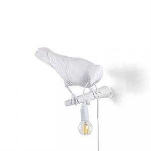 Seletti Bird Lamp White Looking Right